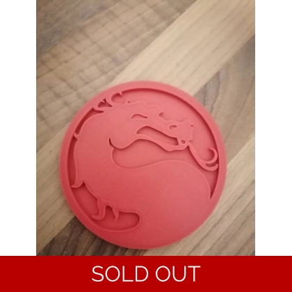 Mortal Kombat 3D Printed Coaster